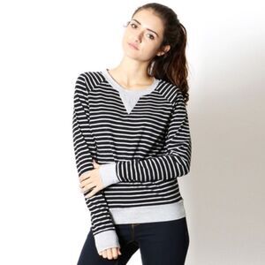 EASY stripes long sleeve top